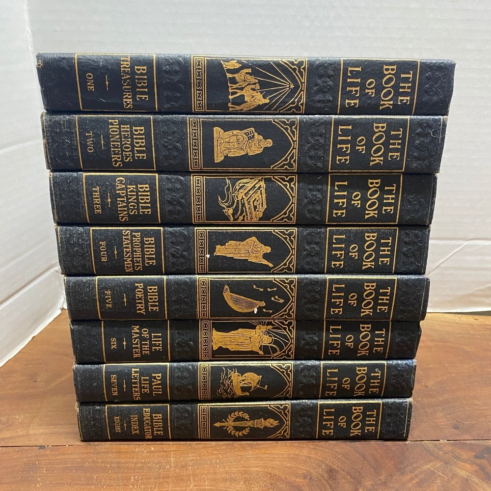 Book of Life Newton Marshall Hall 1946 14th Edition 8 Volume Set Religious John